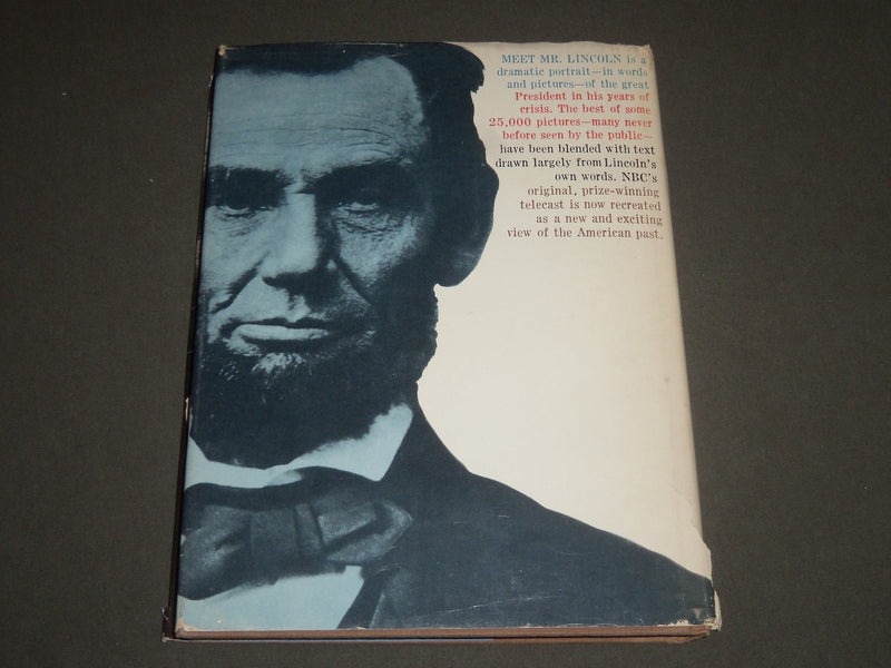 1960 MEET MR. LINCOLN BY RICHARD HANSER & DONALD B. HYATT BOOK - I 1272