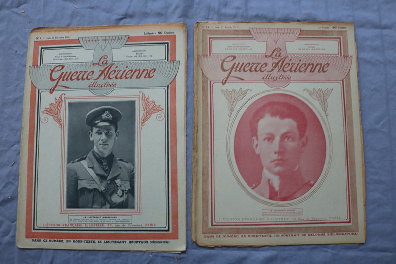 1916-1918 LA GUERRE AERIENNE ILLUSTRE MAGAZINE - FRENCH - LOT OF 20 - O 3857