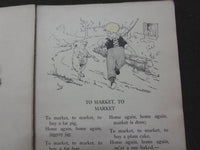 1933 FAMOUS RHYMES - MOTHER GOOSE CHILDREN'S BOOK - ILLUSTRATED - PIPER- KD 5806