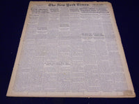 1938 SEPTEMBER 18 NEW YORK TIMES NEWSPAPER - CZECHS DECREE MARTIAL LAW - NT 2471