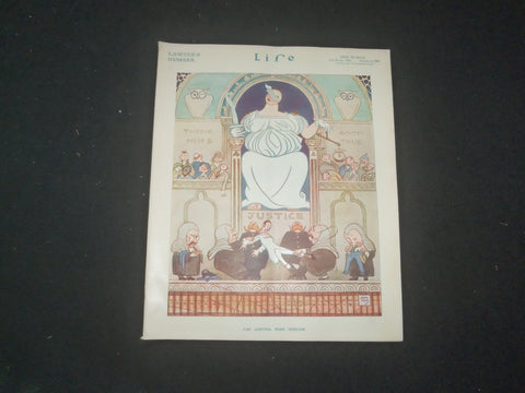 1917 FEBRUARY 8 LIFE MAGAZINE - REA IRVIN COVER - LAWYER'S NUMBER - L 764R