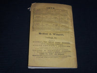 1873 ROSADALIS ALMANAC - SOFTCOVER - FLESH IN THE BLOOD - J 6868