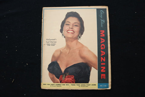 1956 APRIL 8 CHICAGO SUNDAY TRIBUNE MAGAZINE - CYD CHARISSE COVER - E 24980