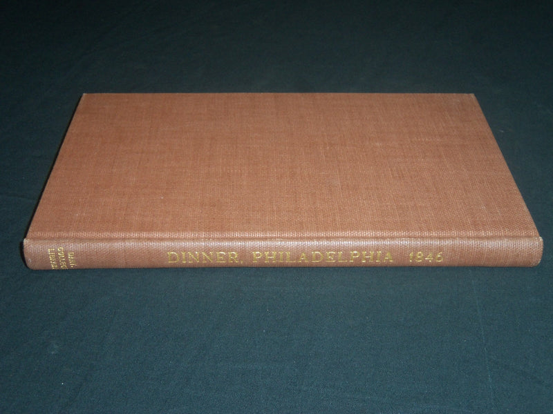 1847 DINNER TO THE HON. DANIEL WEBSTER OF MASSACHUSETTS BOOK - KD 5861