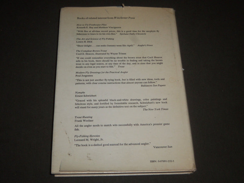 1977 MEETING & FISHING THE HATCHES BY CHARLES R. MECK HARDCOVER BOOK - KD 4394