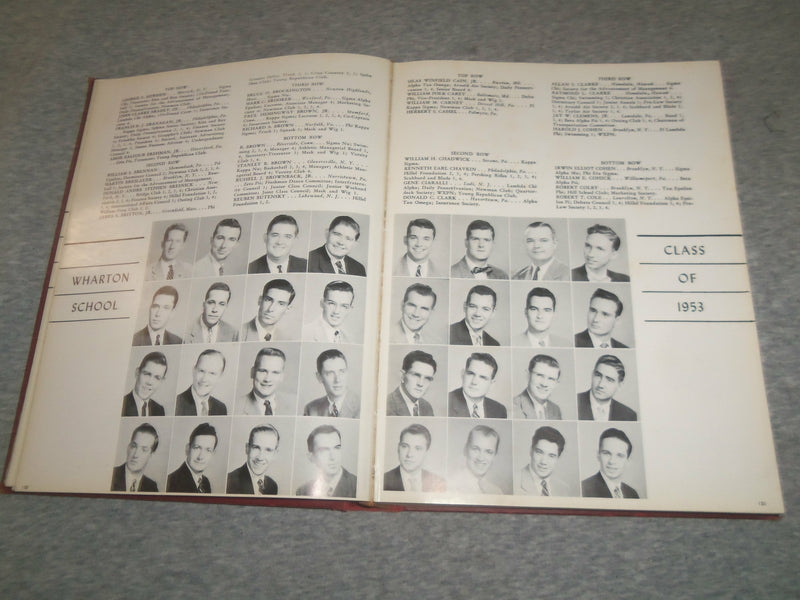 1953 THE RECORD UNIVERSITY OF PENNSYLVANIA YEARBOOK - PHILADELPHIA, PA - YB 2447