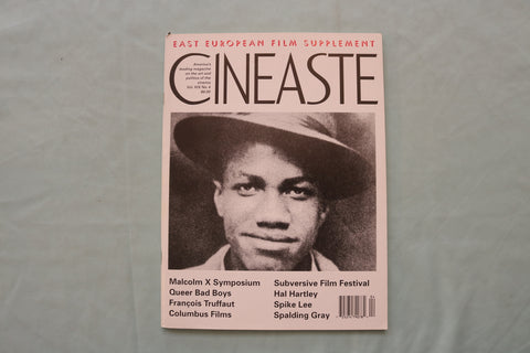 1992 CINEASTE MAGAZINE - MALCOLM LITTLE COVER - E 19707