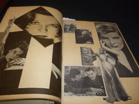 1930'S HOLLYWOOD MOVIE STAR SCRAPBOOK - JEAN HARLOW - HEPBURN - 22A