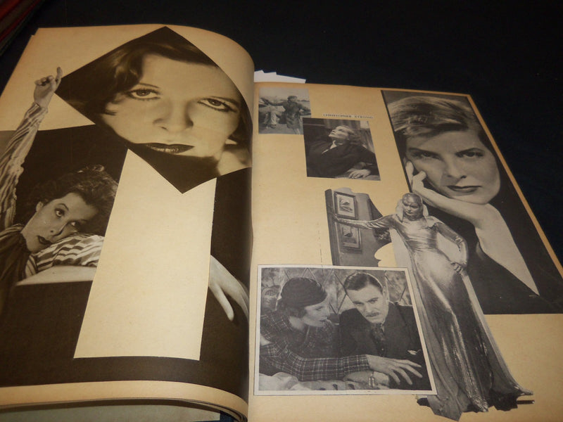 1930'S HOLLYWOOD MOVIE STAR SCRAPBOOK - JEAN HARLOW - HEPBURN - 22A