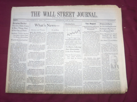 1999 MAY 19 THE WALL STREET JOURNAL - DEAN BUNTROCK, ACCOUNTING SCANDAL - WJ 216