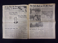 1945 JANUARY 4 NEW YORK DAILY NEWS - 25 JAP SHIPS HIT OFF LUZON - NP 2181