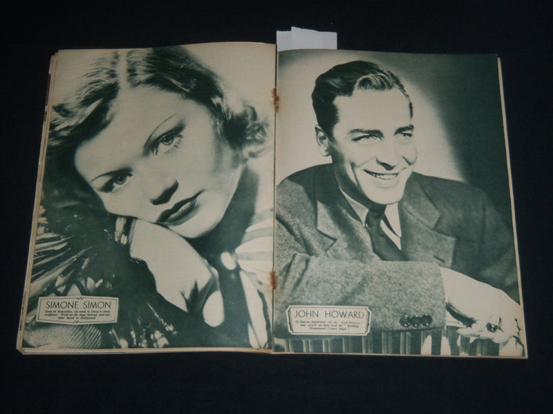 1937 PICTURE SHOW MAGAZINE - CHRISTMAS SPECIAL - DEANNA DURBIN - J 4191