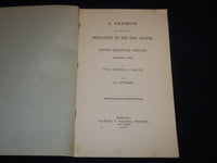 1876 A SERMON DEDICATION OF THE ANDOVER NEW CHAPEL BY EGBERT SMYTH - J 8863