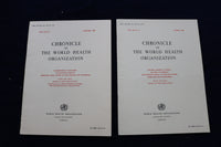 1955-1958 CHRONICLE OF THE WORLD HEALTH ORGANIZATION - LOT OF 15 - O 3360