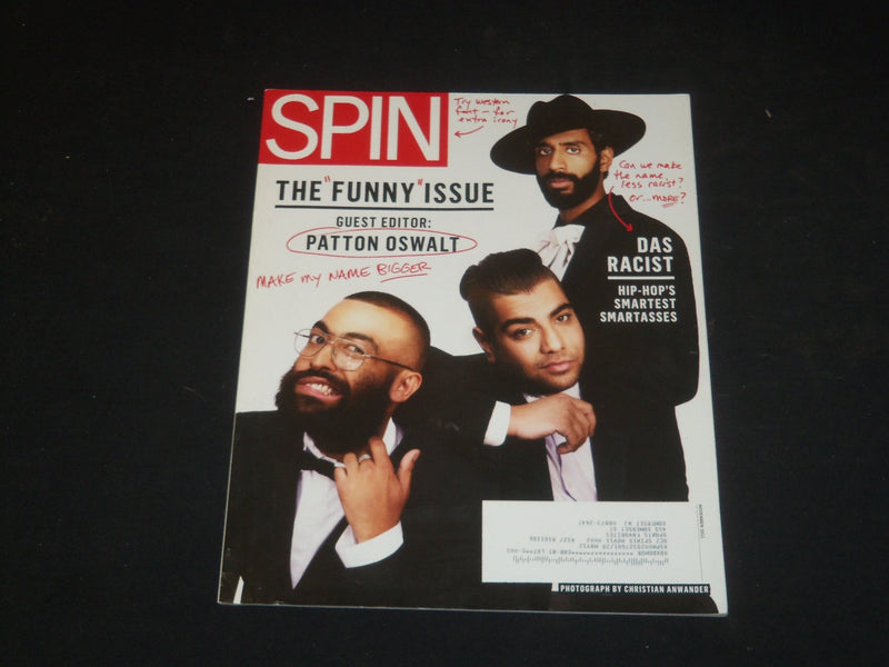 2011 NOVEMBER SPIN MAGAZINE - DAS RACIST COVER - GREAT PHOTOS - SP 4174
