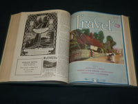 1919 NOV-1920 OCT TRAVEL MAGAZINE BOUND VOLUME - GREAT COVERS - KD 6005