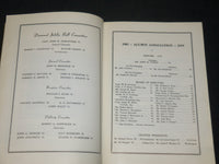 1979 MARITIME COLLEGE DIAMOND JUBILEE BALL PROGRAM + SEATING LISTS - J 5866