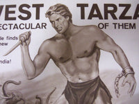 1962 TARZAN GOES TO INDIA ORIGINAL MOVIE POSTER - JOCK MAHONEY - P 236