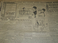 1906 NOVEMBER 7 THE BOSTON HERALD - GUILD WINS - HUGHES HAS LEAD - BH 138