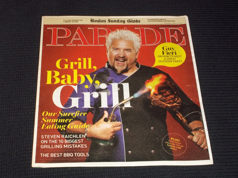 2011 JULY 3 BOSTON SUNDAY GLOBE PARADE MAGAZINE - GUY FIERI - E 4867