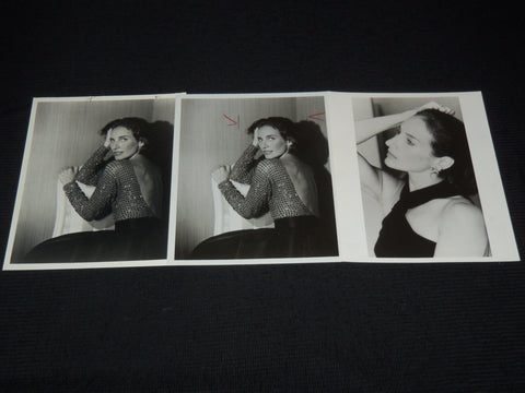 1990'S ANDREA MARCOVICCI PUBLICITY PHOTOS - LOT OF 3 - 8x10 - #82