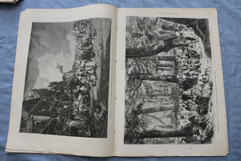 1873 AUG 16 LE MONDE ILLUSTRE MAGAZINE - LA LIBERATION-NANCY - FRENCH - NP 8448