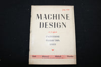 1938 JUL MACHINE DESIGN MAGAZINE - ENGINEERING PRODUCTION SALES COVER - SP 2617O