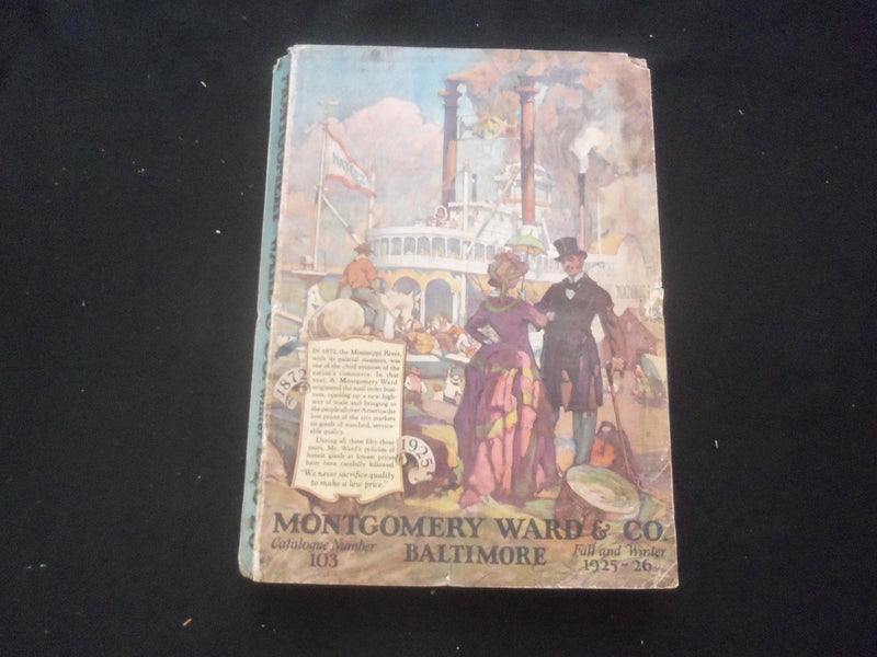 1925-26 FALL AND WINTER MONTGOMERY WARD CATALOG - GREAT FASHION - R 93B
