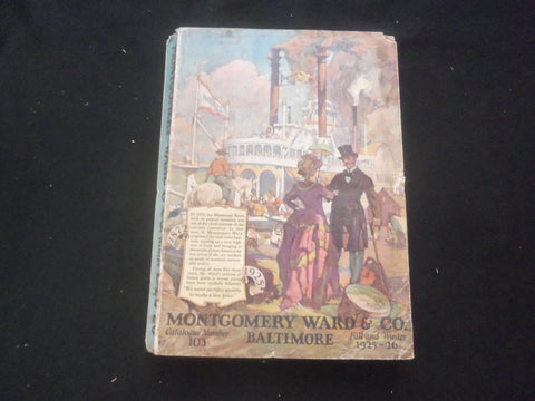 1925-26 FALL AND WINTER MONTGOMERY WARD CATALOG - GREAT FASHION - R 93B