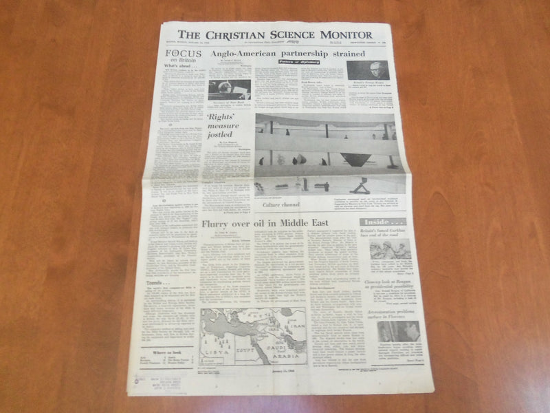 1968 JAN 15 THE CHRISTIAN SCIENCE MONITOR - ANGLO-AMERICAN PARTNERSHIP - NP 4625