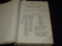1817-1818 JOURNALS OF THE HOUSE OF LORDS VOLUME NO. 51 - #187