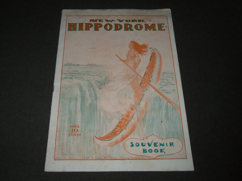 1914 NEW YORK HIPPODROME SOUVENIR BOOK - GREAT PHOTOS - J 2837