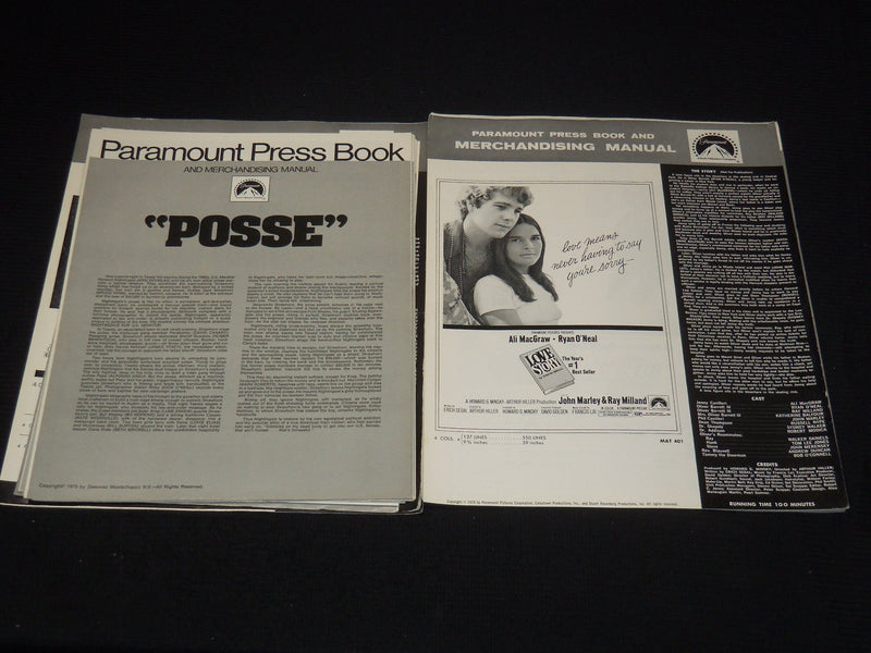 1970'S PARAMOUNT MOVIE PRESSBOOKS LOT OF 20 - O 3812