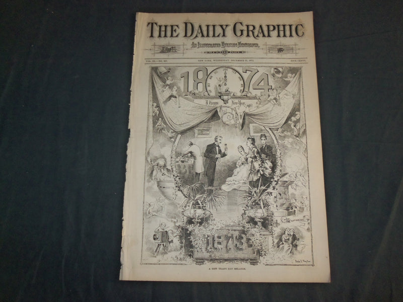 1873 DECEMBER 31 THE DAILY GRAPHIC NEWSPAPER - A NEW YEAR'S DAY MELANGE- NT 7638