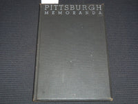 1935 PITTSBURGH MEMORANDA BOOK SIGNED BY HANIEL LONG - LIMITED - KD 4583H