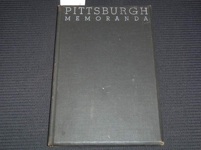 1935 PITTSBURGH MEMORANDA BOOK SIGNED BY HANIEL LONG - LIMITED - KD 4583H