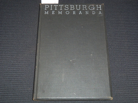 1935 PITTSBURGH MEMORANDA BOOK SIGNED BY HANIEL LONG - LIMITED - KD 4583H