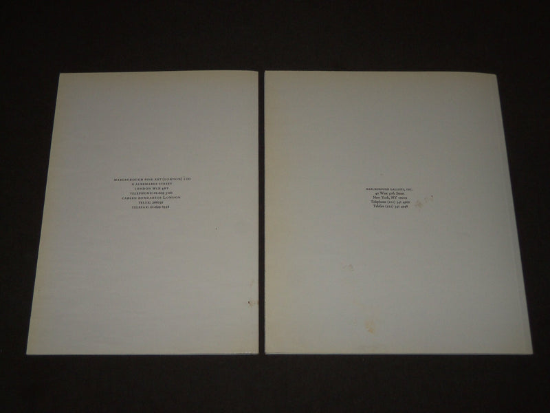 1989-1991 LYNN CHADWICK CATALOGUE SOFTCOVER CATALOG LOT OF 2 - KD 5060