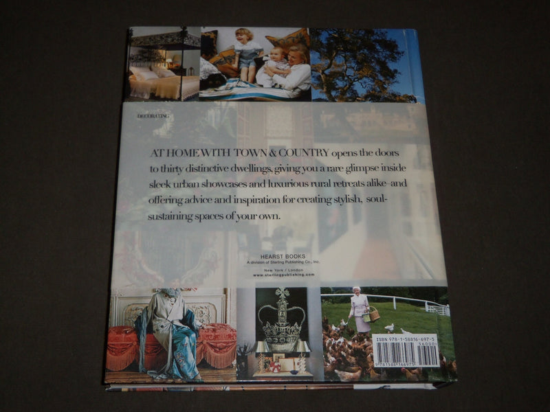2010 AT HOME WITH TOWN & COUNTRY BOOK BY SARAH MEDFORD - GREAT PHOTOS - D 197