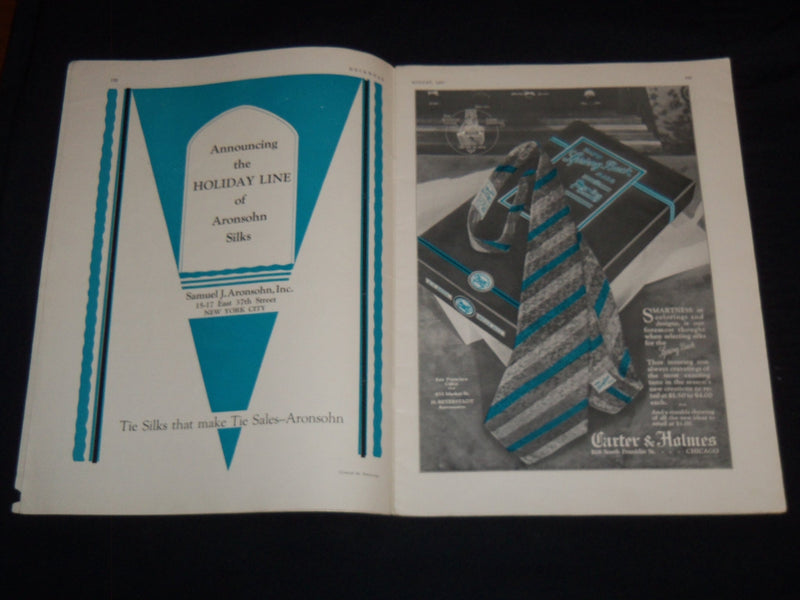 1927 AUGUST NECKWEAR FOR MEN MAGAZINE - NICE ADVERTISEMENTS - J 9035