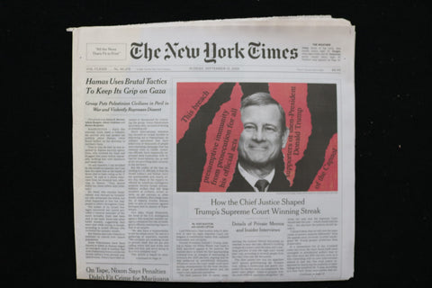 2024 SEP 15 NEW YORK TIMES - HAMAS USES BRUTAL TACTICS TO KEEP ITS GRIP ON GAZA