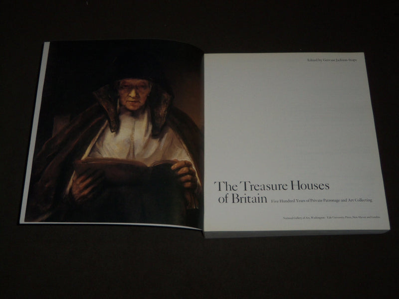 1985 THE TREASURE HOUSES OF BRITAIN SOFTCOVER BOOK - GREAT PRINTS - I 1650