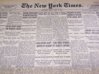1931 JUNE 19 NEW YORK TIMES - GANG DRIVE SPURRED BY SCHULTZ CAPTURE - NT 2204