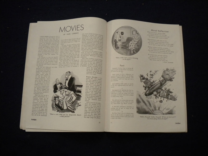 1937 JANUARY JUDGE MAGAZINE - INCLUDING TRADITION AND FEATURES OF LIFE - B 439C