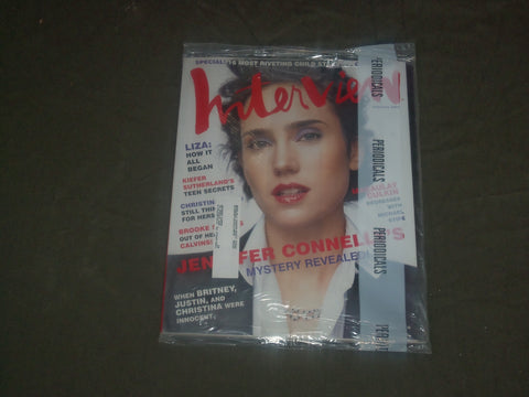 2004 FEBRUARY INTERVIEW MAGAZINE - JENNIFER CONNELLY COVER - B 4471