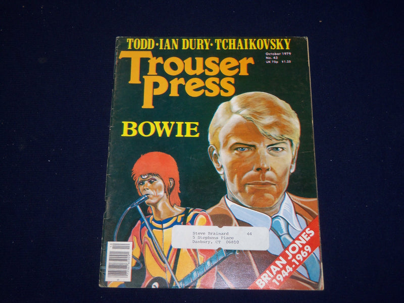 1979 OCTOBER TROUSER PRESS MAGAZINE - DAVID BOWIE COVER - SP 9603