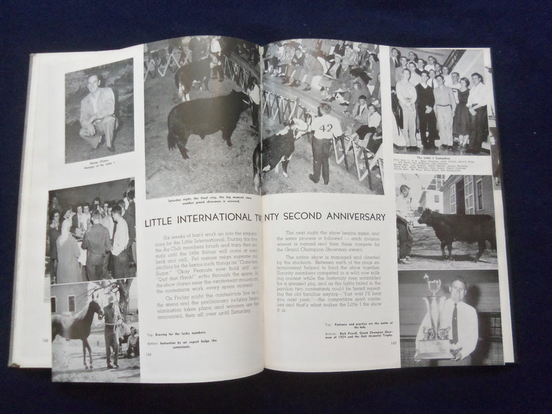 1955 MONTANAN MONTANA STATE UNIVERSITY YEARBOOK - BOZEMAN, MONTANA - YB 3097