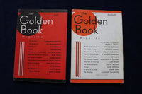1933 THE GOLDEN BOOK MAGAZINE - LOT OF 8 - O 3457