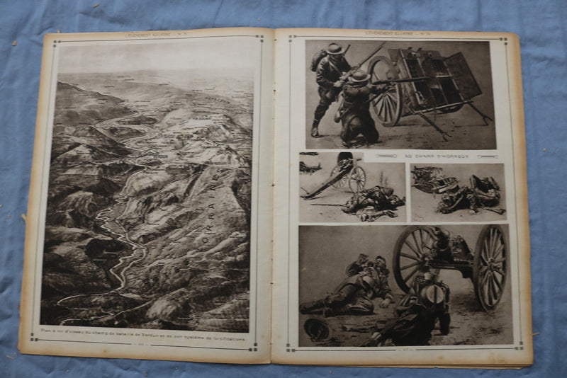1916-1918 L'EVENEMENT ILLUSTRE MAGAZINE - FRENCH - LOT OF 3 - O 3859