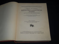 1976 SPATANIKE UND KOPTISCHE STOFFE VOLUME BY O. WULFF AND W. F. VOLBACH - Z 59